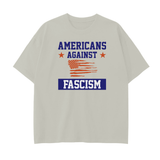 Drop Shoulder T-Shirt - 250 GSM-AMERICANS AGAINST FASCISM