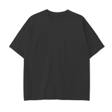 Drop Shoulder T-Shirt - 250 GSM-END WEALTH INEQUALITY/Back Side