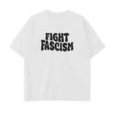 Drop Shoulder T-Shirt - 250 GSM- FIGHT FASCISM