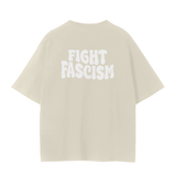 Unisex Seamless T-Shirt - 230 GSM-FIGHT FASCISM/Back Design