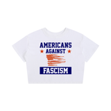 Baby Tee Seamless T-Shirt - 200 GSM-AMERICANS AGAINST FASCISM