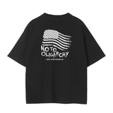 Unisex Seamless T-Shirt - 230 GSM-NO TO OLIGARCHY BACK DESIGN