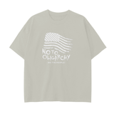Drop Shoulder T-Shirt - 250 GSM-NO TO OLIGARCHY