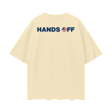 Oversize Deep Drop Shoulder Tee - 190 GSM-HANDS OFF BACK DESIGN