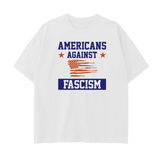 Drop Shoulder T-Shirt - 250 GSM-AMERICANS AGAINST FASCISM