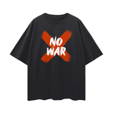 Oversize Deep Drop Shoulder Tee - 190 GSM-NO WAR