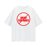 Oversize Deep Drop Shoulder Tee - 190 GSM- GREEDY TECH GIANTS