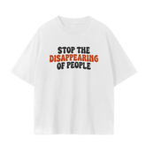 Unisex Seamless T-Shirt - 230 GSM-STOP THE DISAPPEARING OF PEOPLE