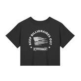 Baby Tee Seamless T-Shirt - 200 GSM KEEP BILLIONAIRES OUT OF GOVERNMENT