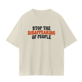 Unisex Seamless T-Shirt - 230 GSM-STOP THE DISAPPEARING OF PEOPLE