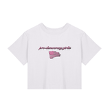 Baby Tee Seamless T-Shirt - 200 GSM-PRO-DEMOCRACY GIRLIE