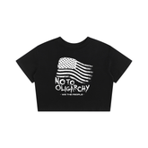 Baby Tee Seamless T-Shirt - 200 GSM-NO TO OLIGARCHY