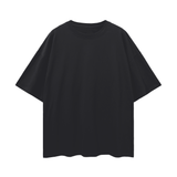Oversize Deep Drop Shoulder Tee - 190 GSM-TAX THE RICH BACK DESIGN