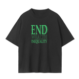 Unisex Seamless T-Shirt - 230 GSM-END WEALTH INEQUALITY