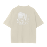 Unisex Seamless T-Shirt - 230 GSM-NO TO OLIGARCHY BACK DESIGN